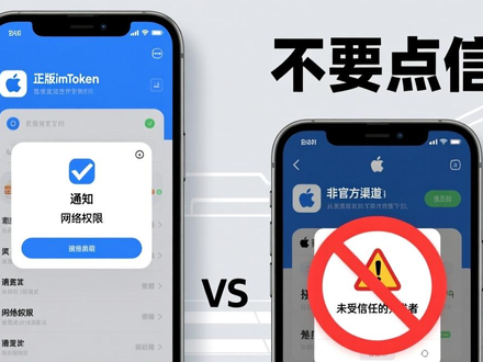 苹果手机下载imToken钱包 避开山寨版的三步关键操作
